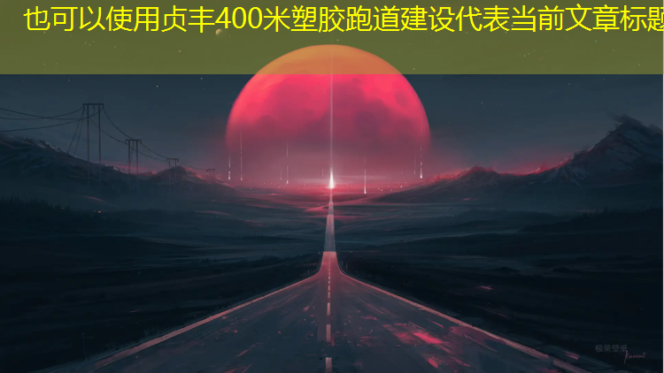 贞丰400米塑胶跑道建设